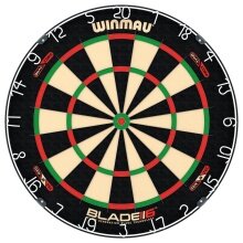Winmau Dartscheibe Blade 6 Dual Core (nahtlose, gut sichtbare Spieloberfläche)