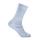 Wrightsock Sportsocken Crew Coolmesh II (dünn, atmungsaktiv, bequem) hellgrau - 1 Paar