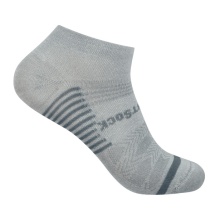 Wrightsock Sportsocken Sneaker Coolmesh II (dünn, atmungsaktiv, bequem) grau - 1 Paar