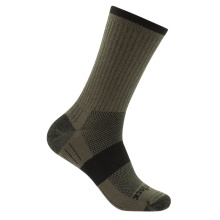 Wrightsock Wandersocke Crew Escape (extra Frottee-Polsterung, mitteldick) olivegrün - 1 Paar