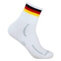 Wrightsock Sportsocke Quarter Plus Stride Motivsocken (knöchelhoch, mitteldick, Anti-Blasen-Socke) weiss - 1 Paar