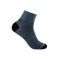 Wrightsock Sportsocken Quarter Coolmesh II (dünn, atmungsaktiv, bequem) grau - 1 Paar