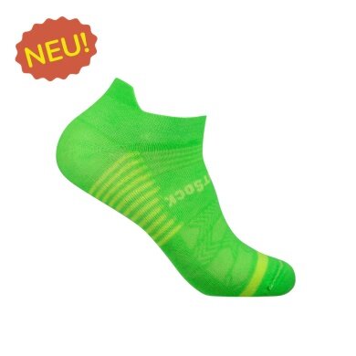 Wrightsock Sportsocken Sneaker Coolmesh II (mit Stabilisierungsfunktion) limegrün - 1 Paar