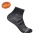 Wrightsock Sportsocken Quarter Coolmesh II (dünn, atmungsaktiv, bequem) schwarz/pearlgrau - 1 Paar