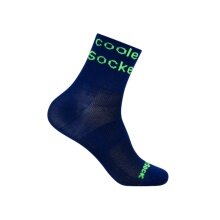 Wrightsock Sportsocken Quarter Plus Coolmesh II Motivsocken (atmungsaktiv, bequem) navyblau - 1 Paar