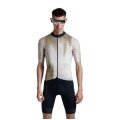 X-Bionic Fahrrad-Shirt Corefusion Ride Jersey (Front-Reißverschluss, 3 Rückentaschen, atmungsaktiv) gold/beige Herren
