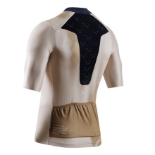 X-Bionic Fahrrad-Shirt Corefusion Ride Jersey (Front-Reißverschluss, 3 Rückentaschen, atmungsaktiv) gold/beige Herren