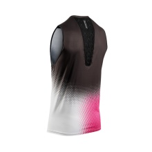 X-Bionic Lauf-Tanktop Corefusion Run Tank schwarz/neopink/weiss Herren