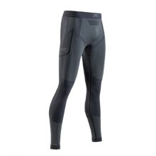 X-Bionic Laufhose Xceed Ride Run Long Tight (optimale Thermoregulation) lang schwarz/grau Herren