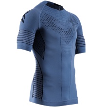 X-Bionic Laufshirt Twyce Race Shirt (enganliegend) kurzarm slateblau/schwarz Herren