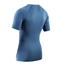 X-Bionic Laufshirt Xceed Ride Run Shirt (optimale Thermoregulation) slateblau/marine Herren