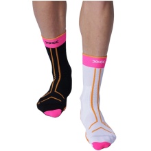 X-Socks Laufsocke Trailrun Terraskin Expert Crew mehrfarbig schwarz/weiss Herren - 1 Paar