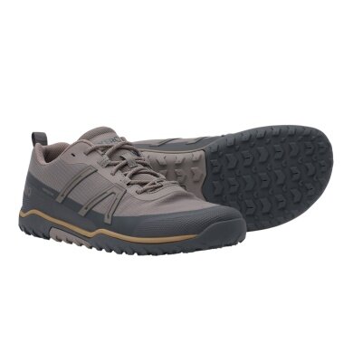 Xero Shoes Minimal-Laufschuhe Scrambler Trail Low WP (wasserdicht) braun/asphaltgrau Herren