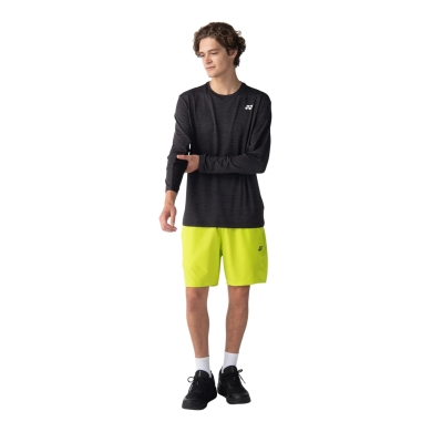 Yonex Tennis-Langarmshirt Practice (100% Polyester) 2026 schwarz Herren