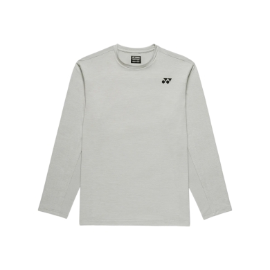 Yonex Tennis-Langarmshirt Practice (100% Polyester) 2026 silbergrau Herren