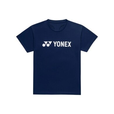 Yonex Sport-Tshirt Practice Logo 16856J (100% Polyester) 2026 navyblau Jungen