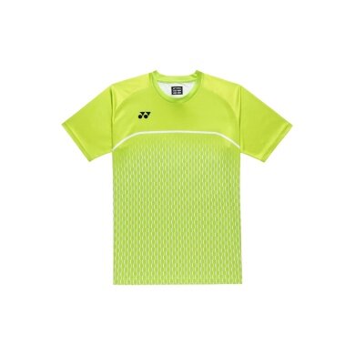 Yonex Sport-Tshirt Practice Print 16861 (100% Polyester) 2026 fresh limegrün Herren