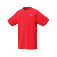 Yonex Trainings-Tshirt Small Logo LS0024 (100% Polyester) 2025 rot Herren