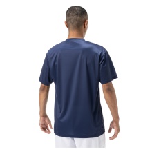 Yonex Trainings-Tshirt Practice Small Logo YM0045 (100% Polyester) 2024 indigoblau Herren