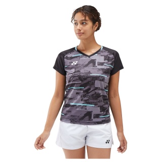 Yonex Sport-Shirt Crew Neck Club Team YW0034 (100% Polyester) schwarz Damen