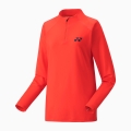 Yonex Tennis-Langarmshirt 1/2 Zip Club Team rot Damen
