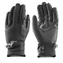Zanier Handschuhe Weisskugel (Softshell, Lederinnenhand) schwarz - 1 Paar