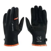 Zanier Softshellhandschuhe Similaun (maximale Bewegungsfreiheit) schwarz/orange - 1 Paar