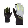 Ziener Fahrrad Winter-Handschuhe Dilip-Z AS® Touch (wasserdicht, winddicht) schwarz/grau/gelb - 1 Paar