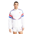 adidas Lauf-Trainingsjacke Adizero Retro weiss Herren