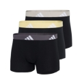 adidas Unterwäsche Boxershorts Trunk Active Flex Cotton schwarz Herren - 3 Stück