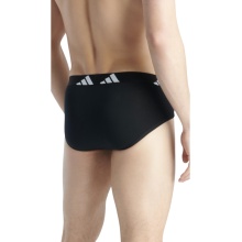 adidas Unterwäsche Slip Brief Active Flex Cotton - schwarz - 3 Stück
