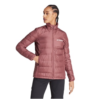 adidas Daunenjacke Terrex Multi Light burgundrot Damen