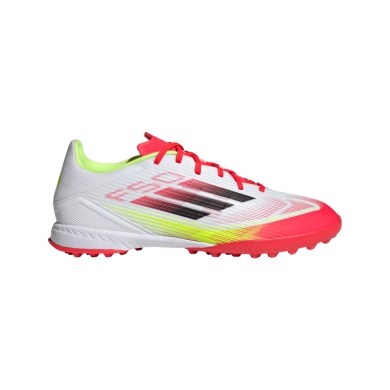 adidas Fussballschuhe F50 League TF (für Kunstrasen, Hart- und Aschenplätze) weiss/rot/gelb Herren