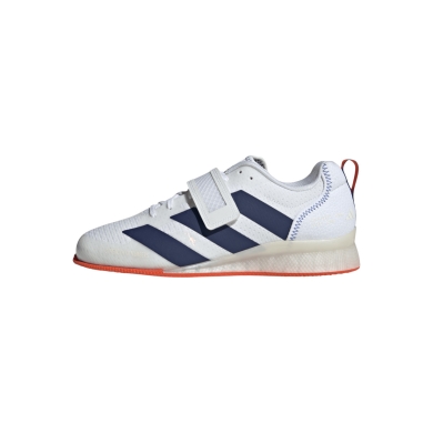 adidas Fitnessschuhe Adipower Weightlifting III (Gewichtheberschuh) weiss/dunkelblau Herren