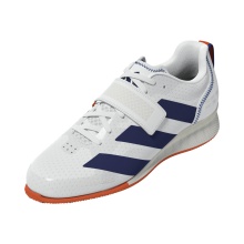 adidas Fitnessschuhe Adipower Weightlifting III (Gewichtheberschuh) weiss/dunkelblau Herren