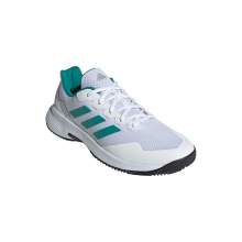 adidas Tennisschuhe GameCourt 2 Allcourt weiss/tealgrün/schwarz Herren