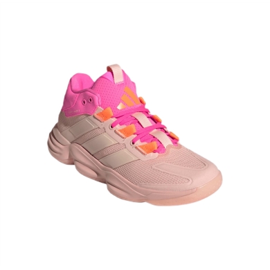 adidas Hallen-Indoorschuhe Courtstabil (Basketball) hellorange/pink Damen