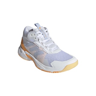 adidas Hallen-Indoorschuhe CrazyFlight 6 Mid grau/weiss/orange Damen