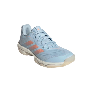 adidas Hallen-Indoorschuhe CrazyFlight 7 hellblau/orange Damen