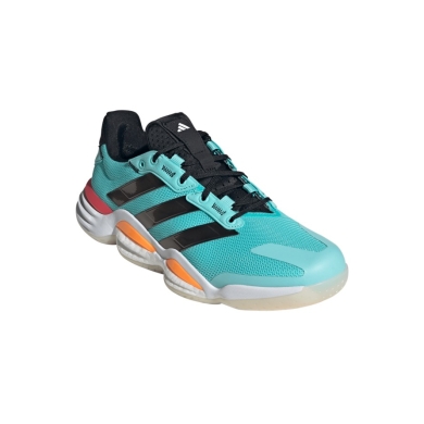 adidas Hallen-Indoorschuhe Stabil 16 2025 aquablau/schwarz Herren