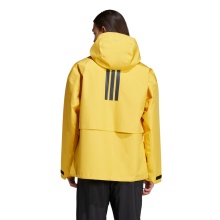 adidas Regenjacke Myshelter RAIN.RDY (wasserdicht, atmungsaktiv) gelb Herren