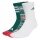 adidas Sportsocken Christmas Graphic Crew (Baumwollmix) weiss/grün - 3 Paar