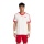 adidas Tennis Tshirt Classics Heritage cremeweiss/rot Herren