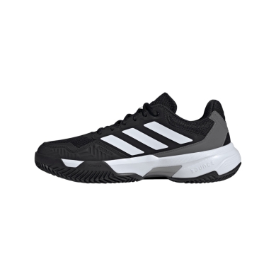 adidas Tennisschuhe CourtJam Control 3 Clay/Sandplatz 2025 schwarz/weiss/grau Herren