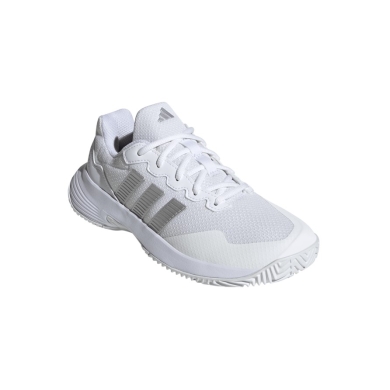 adidas Tennisschuhe GameCourt 2 Allcourt 2026 weiss/silber Damen