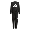 adidas Trainingsanzug Essentials Jogger (Baumwolle) schwarz Kinder