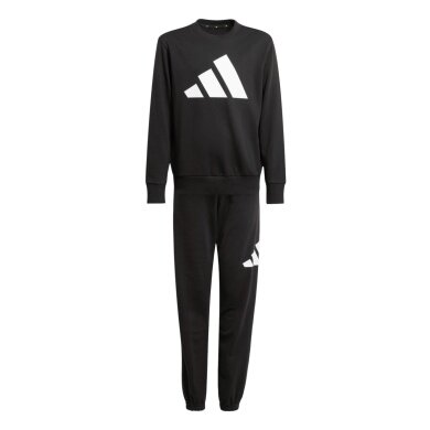adidas Trainingsanzug Essentials Jogger (Baumwolle) schwarz Kinder