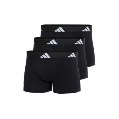 adidas Unterwäsche Boxershorts Trunk Active Flex Cotton schwarz Herren - 3 Stück