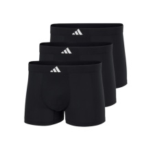 adidas Unterwäsche Boxershorts Trunk Climacool Active Micro Tech - schwarz - 3 Stück