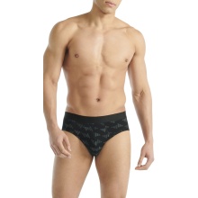 adidas Unterwäsche Slip Brief Active Flex Cotton - schwarz/telablau/grau - 3 Stück